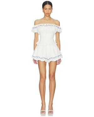 Line & Dot Oia Romper - White
