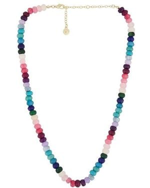 BaubleBar Semi Precious Beaded Necklace - Multicolour