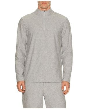 Beyond Yoga Spacedye Terrain Quarter Zip Pullover - Grey