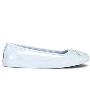 Converse Flach Chuck Taylor All Star Dainty Ballerina - Weiß