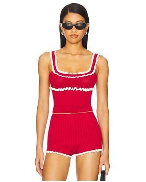 MAJORELLE Brielle Tank - Red