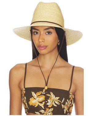 Hat Attack Willow Mini Surfer Fedora Hat - Natural
