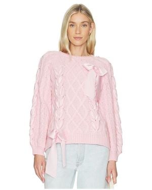 LoveShackFancy Strick Kloss - Pink