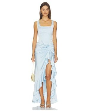 MORE TO COME Phoebe Ruffle Maxi Dress - White