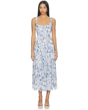 Cinq À Sept Kleid Marmo - Blau