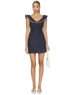 Tularosa Leslie Mini Dress - Blue
