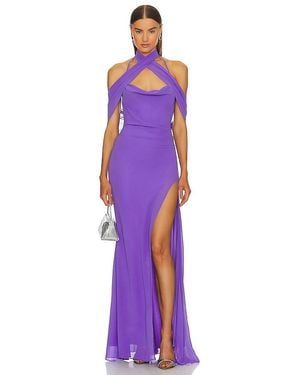 Michael Costello X Revolve Hanwi Gown - Purple