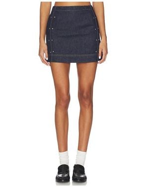 ALIGNE Mini Jeansrock Hadley - Blau