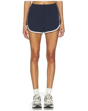 Splits59 SHORT EN NYLON TISSÉ MEGAN en Navy - Bleu