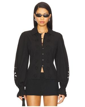 Tularosa Tess Button Up Shirt - Black