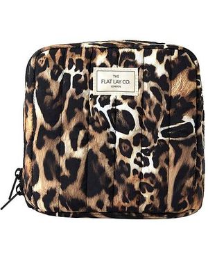 Flat Lay London Estuche De Maquillaje The Showcase Large En Color Marrón Talla - Negro