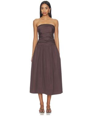 Madewell Vestido Amarai En Color Chocolate Talla (También En 6, 16) - Morado