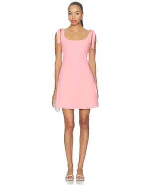 Susana Monaco Tie Strap A-Line Dress - Pink