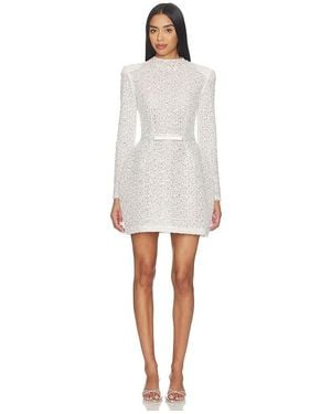 Nadine Merabi Vestido Edie En Color Blanco Talla (Tambiãn En 4/S, 6/Sm, 8/M)