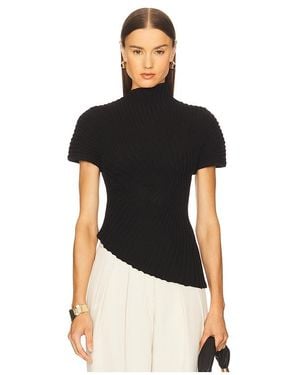 Cult Gaia Annemie Knit Top - Black