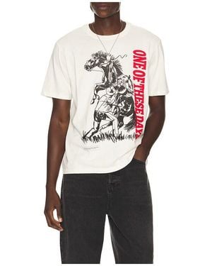 One Of These Days Anyhow Tee Shirt - Blue