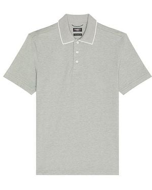 Faherty Movement Pique Polo En Color Verde Talla (También En M, S, Xl/1X) - Blanco