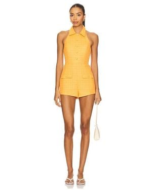 Amanda Uprichard Playsuit Archer - Orange