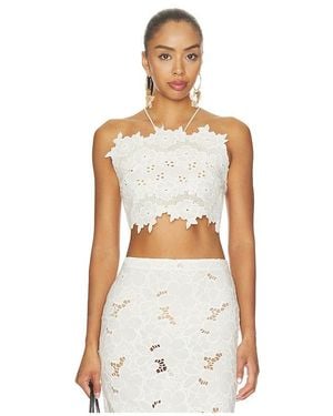 KETTEL ATELIER Klokkeblomst Top - White