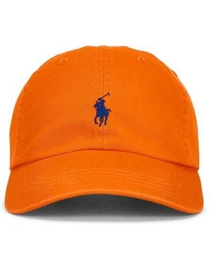 Polo Ralph Lauren Twill Classic Sport Cap Hat - Orange
