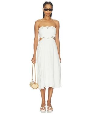 Astr Shavonda Dress - White