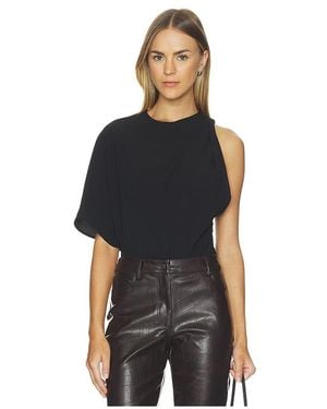 Bardot Halsey One Sleeve Bodysuit - Black
