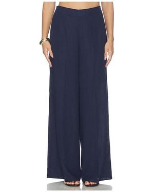 Generation Love Kelela Linen Trousers - Blue