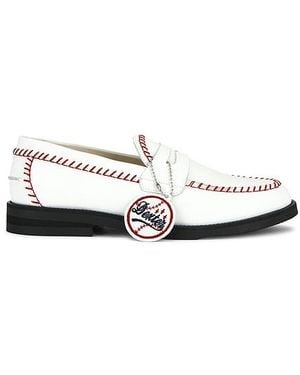 Duke & Dexter Wilde Dexter Baseball Penny Loafer - White