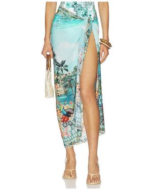 CAMILLA Sarong - Blau
