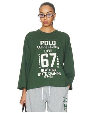 Polo Ralph Lauren Long Sleeve Crew Neck T-Shirt - Green