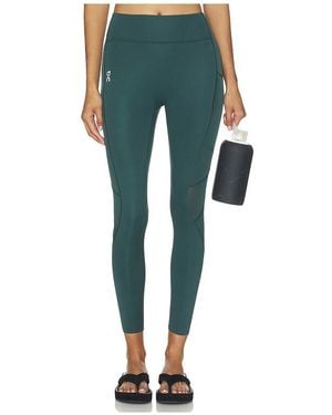 On Shoes Train Volt Legging 7/8 En Color Verde Oscuro Talla (También En S, M) - Azul