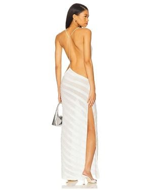 Jaded London Knit Maxi Dress - White