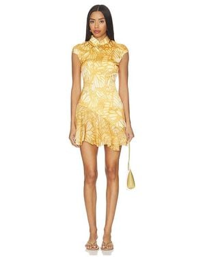 Kim Shui Kleid Mini - Gelb