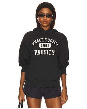 Museum of Peace & Quiet Varsity Hoodie - Black