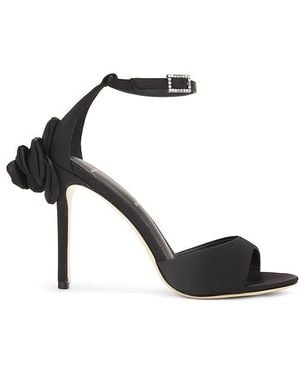Black Suede Studio Josey 100 ヒール - ブラック