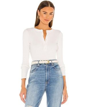 Nili Lotan Jordan Henley Tee - White
