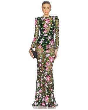 Zhivago Vista Fiorita Gown - Multicolor