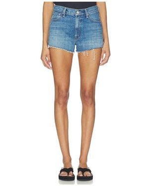 Mother The Dodger Short Short Fray Short - Blue