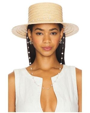 Nikki Beach Sombrero De Ala Ancha Blair En Color Neutral Talla En - Neutro