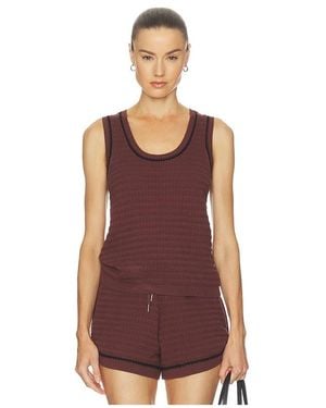Varley Gideon Knit Tank - Purple
