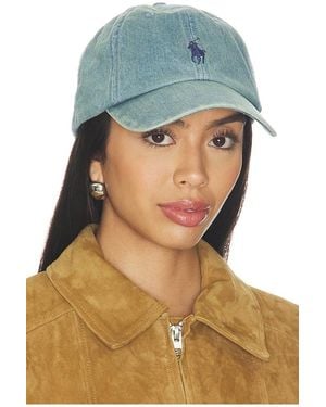 Polo Ralph Lauren Denim Woven Cap - Blue