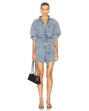 GOOD AMERICAN Denim Romper - Blue