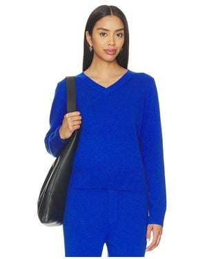 Artless Tove V-Neck Jumper - Blue