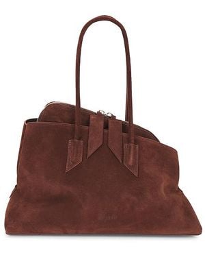 The Attico La Passeggiata Medium Top Handle Bag - Brown