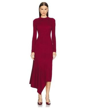 L'academie 'Academie Kleid, Asymmetrischer Schnitt Odelya - Rot