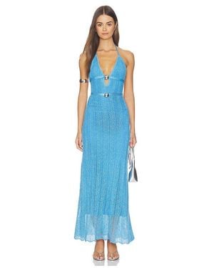 CAPITTANA Ariel Maxi Dress - Blue