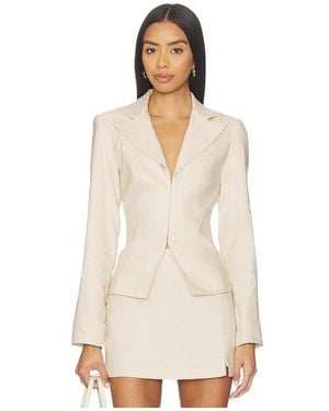 Amanda Uprichard Alana Jacket - Natural