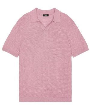 Theory Polohemd Brenan - Pink