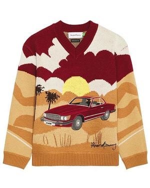 House Of Sunny On The Road Knit Jumper - Orange