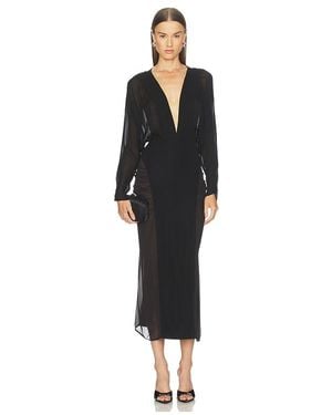 Michael Costello X Revolve Benedita Midi Dress - Black